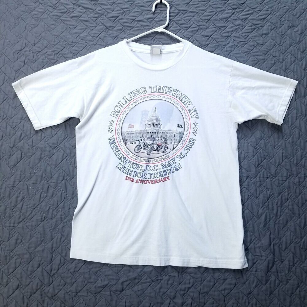 Vintage Harley Davidson United States Capitol Washingtin‎ DC- T -shirt Size L